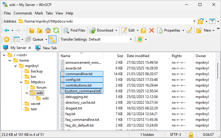 User Interfaces WinSCP User Interfaces WinSCP