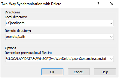 winscp delete directory