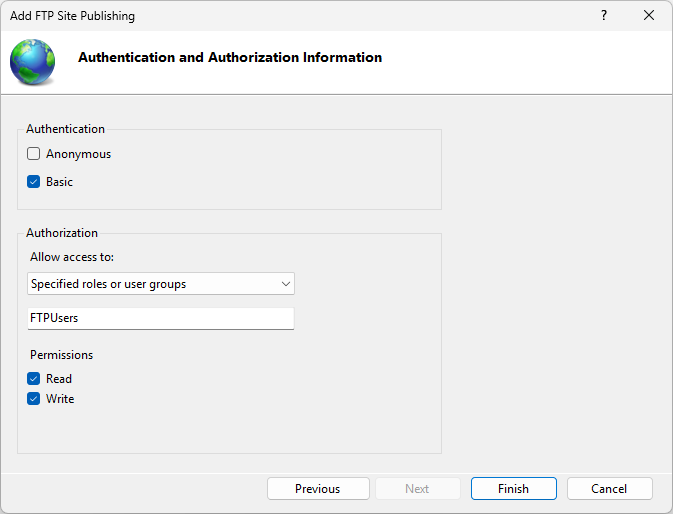 Installing a Secure FTP Server on Windows using IIS :: WinSCP