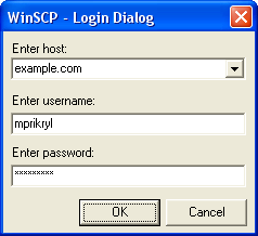 winscp log out of facebook